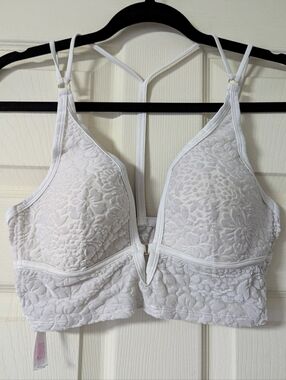 PINK Victoria's Secret Bralette Strappy Cute Floral Size Medium